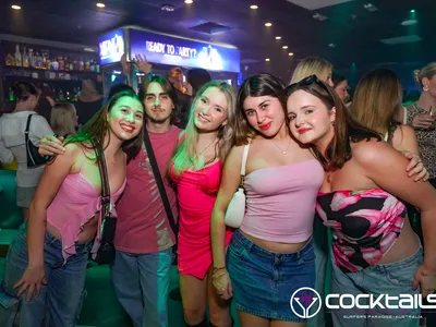 A professional photo of guests enjoying themselves at Cocktails Nightclub from our gallery.