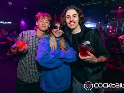 A professional photo of guests enjoying themselves at Cocktails Nightclub from our gallery.