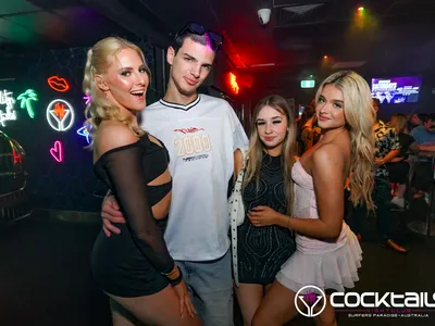 A professional photo of guests enjoying themselves at Cocktails Nightclub from our gallery.