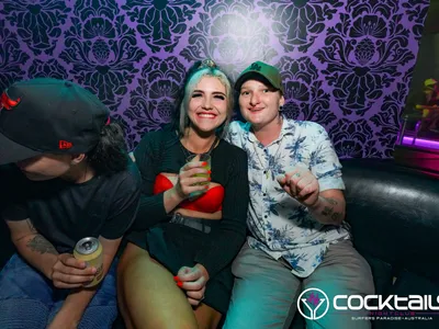 A professional photo of guests enjoying themselves at Cocktails Nightclub from our gallery.