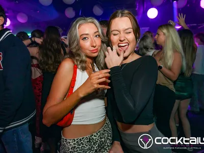 A professional photo of guests enjoying themselves at Cocktails Nightclub from our gallery.