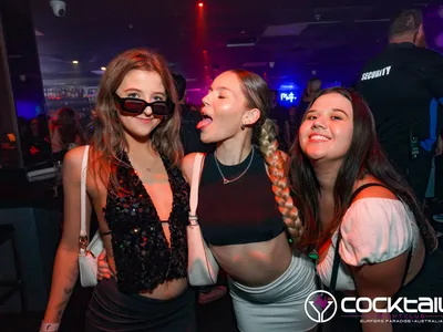 A professional photo of guests enjoying themselves at Cocktails Nightclub from our gallery.