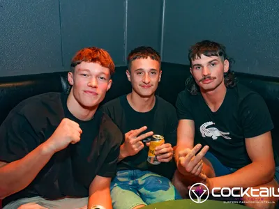 A professional photo of guests enjoying themselves at Cocktails Nightclub from our gallery.