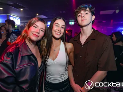 A professional photo of guests enjoying themselves at Cocktails Nightclub from our gallery.