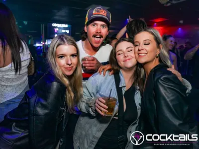 A professional photo of guests enjoying themselves at Cocktails Nightclub from our gallery.