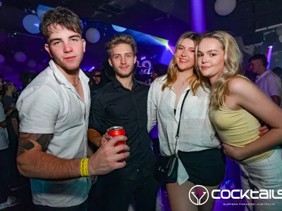 A professional photo of guests enjoying themselves at Cocktails Nightclub from our gallery.