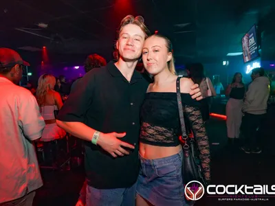 A professional photo of guests enjoying themselves at Cocktails Nightclub from our gallery.