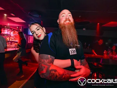 A professional photo of guests enjoying themselves at Cocktails Nightclub from our gallery.