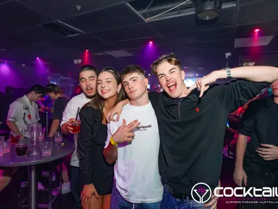 A professional photo of guests enjoying themselves at Cocktails Nightclub from our gallery.