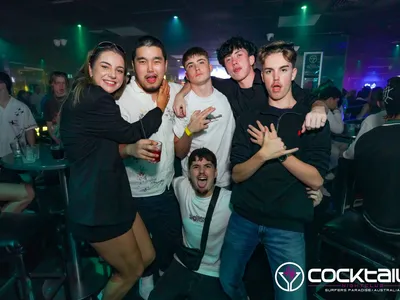 A professional photo of guests enjoying themselves at Cocktails Nightclub from our gallery.