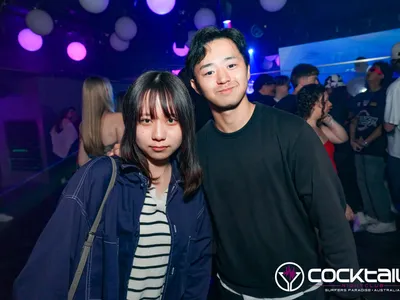 A professional photo of guests enjoying themselves at Cocktails Nightclub from our gallery.