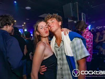 A professional photo of guests enjoying themselves at Cocktails Nightclub from our gallery.