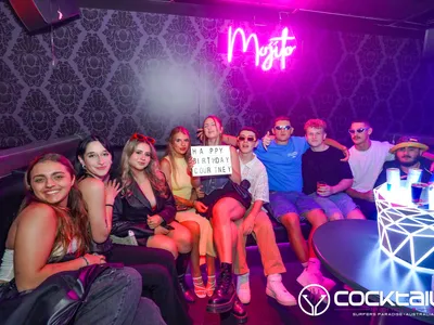 A professional photo of guests enjoying themselves at Cocktails Nightclub from our gallery.