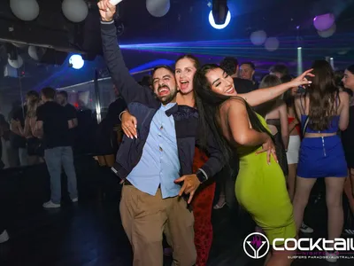 A professional photo of guests enjoying themselves at Cocktails Nightclub from our gallery.