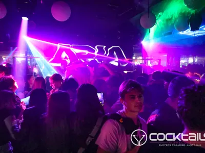 A professional photo of guests enjoying themselves at Cocktails Nightclub from our gallery.