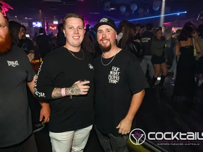 A professional photo of guests enjoying themselves at Cocktails Nightclub from our gallery.