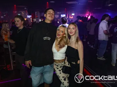 A professional photo of guests enjoying themselves at Cocktails Nightclub from our gallery.