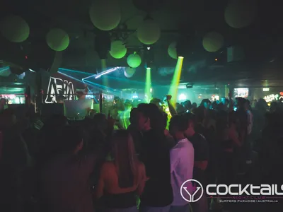 A professional photo of guests enjoying themselves at Cocktails Nightclub from our gallery.