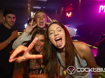 A professional photo of guests enjoying themselves at Cocktails Nightclub from our gallery.