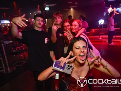 A professional photo of guests enjoying themselves at Cocktails Nightclub from our gallery.