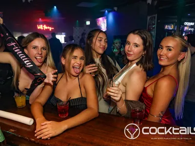 A professional photo of guests enjoying themselves at Cocktails Nightclub from our gallery.