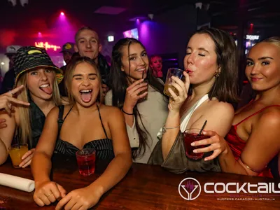 A professional photo of guests enjoying themselves at Cocktails Nightclub from our gallery.