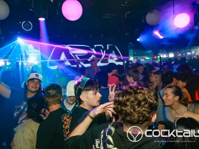 A professional photo of guests enjoying themselves at Cocktails Nightclub from our gallery.