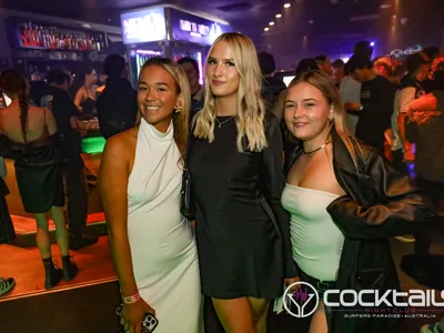 A professional photo of guests enjoying themselves at Cocktails Nightclub from our gallery.