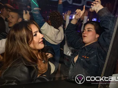 A professional photo of guests enjoying themselves at Cocktails Nightclub from our gallery.