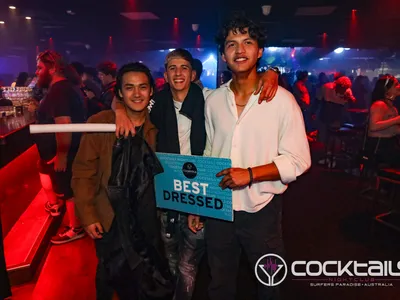 A professional photo of guests enjoying themselves at Cocktails Nightclub from our gallery.