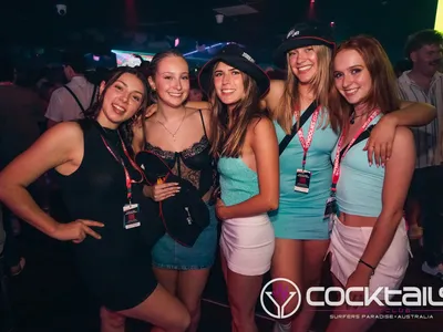 A professional photo of guests enjoying themselves at Cocktails Nightclub from our gallery.