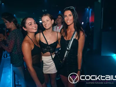 A professional photo of guests enjoying themselves at Cocktails Nightclub from our gallery.