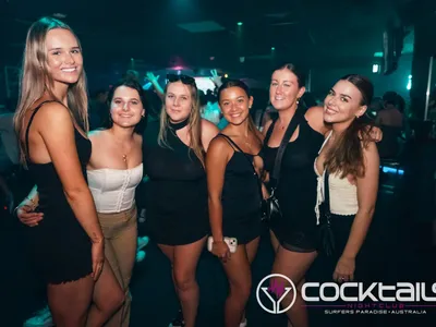 A professional photo of guests enjoying themselves at Cocktails Nightclub from our gallery.