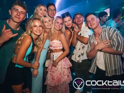 A professional photo of guests enjoying themselves at Cocktails Nightclub from our gallery.