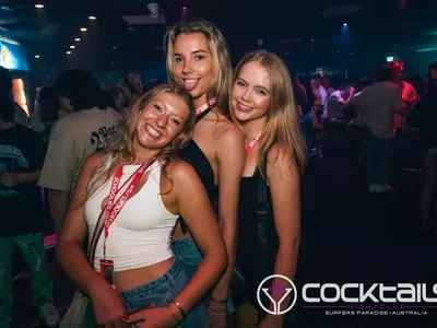 A professional photo of guests enjoying themselves at Cocktails Nightclub from our gallery.