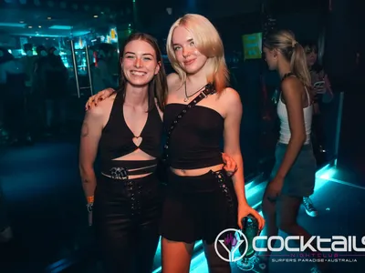 A professional photo of guests enjoying themselves at Cocktails Nightclub from our gallery.