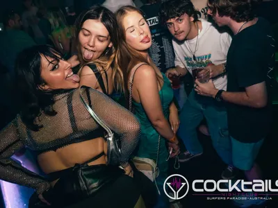 A professional photo of guests enjoying themselves at Cocktails Nightclub from our gallery.