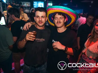 A professional photo of guests enjoying themselves at Cocktails Nightclub from our gallery.