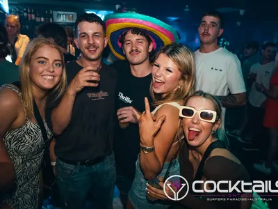 A professional photo of guests enjoying themselves at Cocktails Nightclub from our gallery.