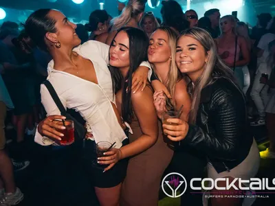 A professional photo of guests enjoying themselves at Cocktails Nightclub from our gallery.