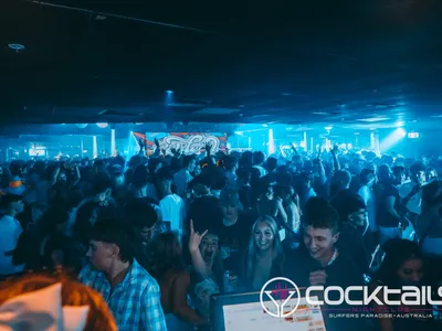 A professional photo of guests enjoying themselves at Cocktails Nightclub from our gallery.