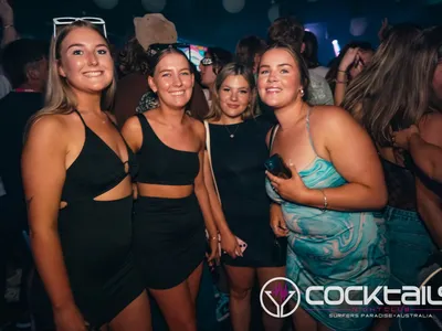 A professional photo of guests enjoying themselves at Cocktails Nightclub from our gallery.