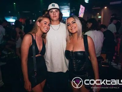 A professional photo of guests enjoying themselves at Cocktails Nightclub from our gallery.