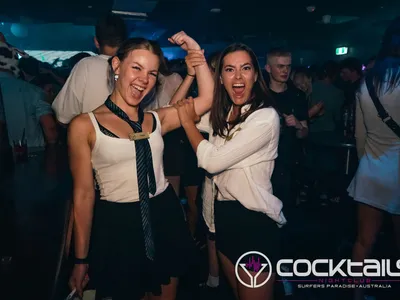 A professional photo of guests enjoying themselves at Cocktails Nightclub from our gallery.