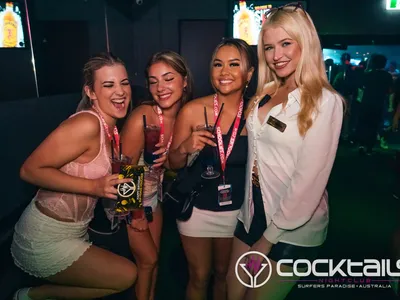 A professional photo of guests enjoying themselves at Cocktails Nightclub from our gallery.