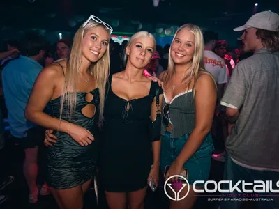 A professional photo of guests enjoying themselves at Cocktails Nightclub from our gallery.