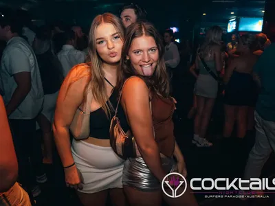 A professional photo of guests enjoying themselves at Cocktails Nightclub from our gallery.