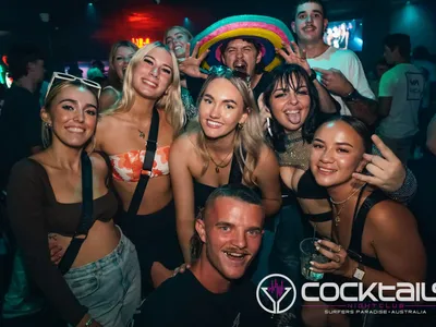 A professional photo of guests enjoying themselves at Cocktails Nightclub from our gallery.