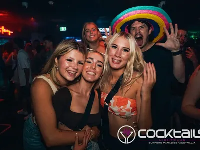 A professional photo of guests enjoying themselves at Cocktails Nightclub from our gallery.