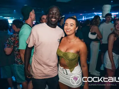 A professional photo of guests enjoying themselves at Cocktails Nightclub from our gallery.